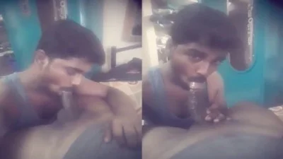 Gay boy deep throat to father-in-law